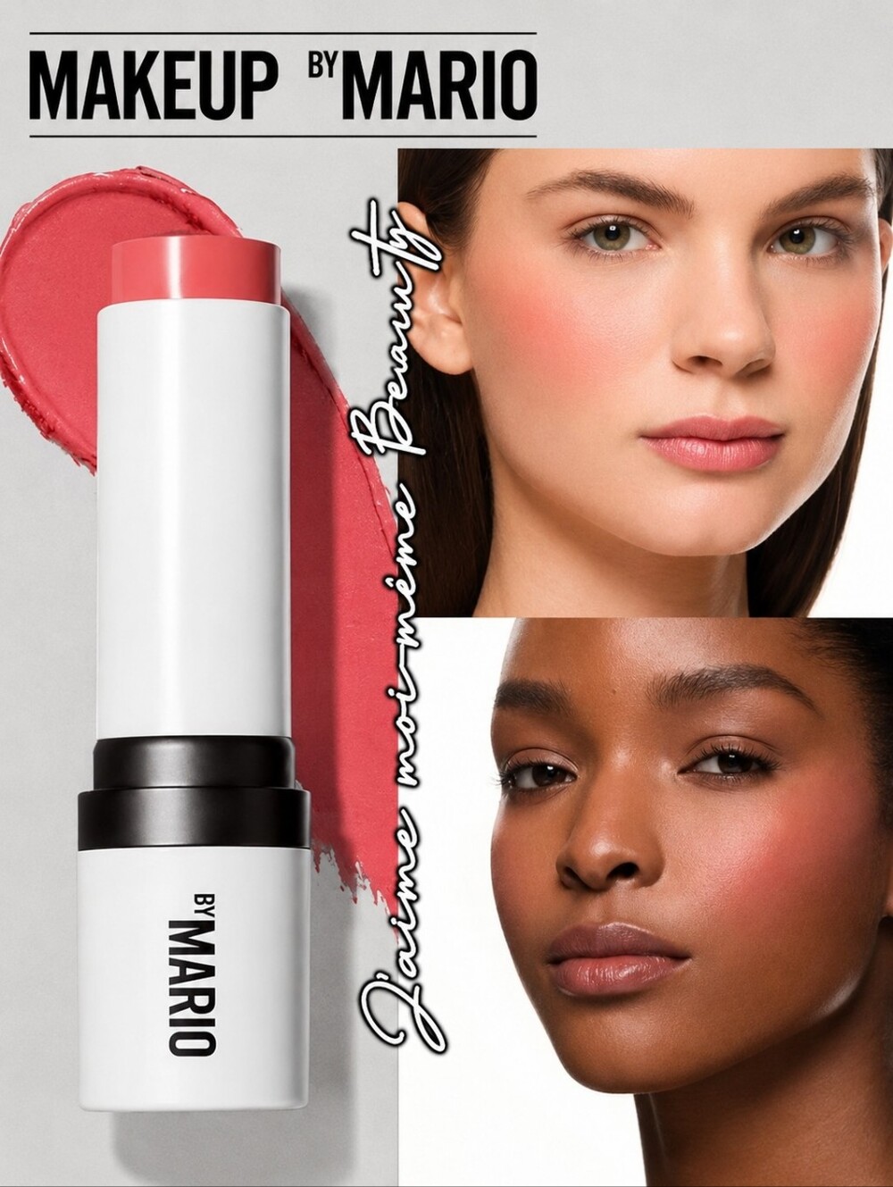 Makeup By Mario Soft Coral Cream Blush Stick - NEW
